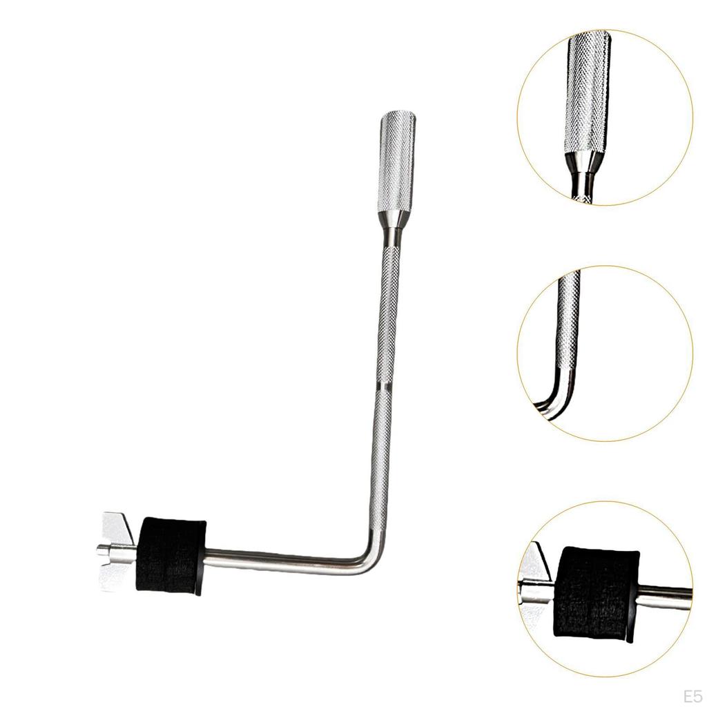 L Shaped Rod Drum Hardware Metal for Set Drummer Gifts Arm Percussion Accessory