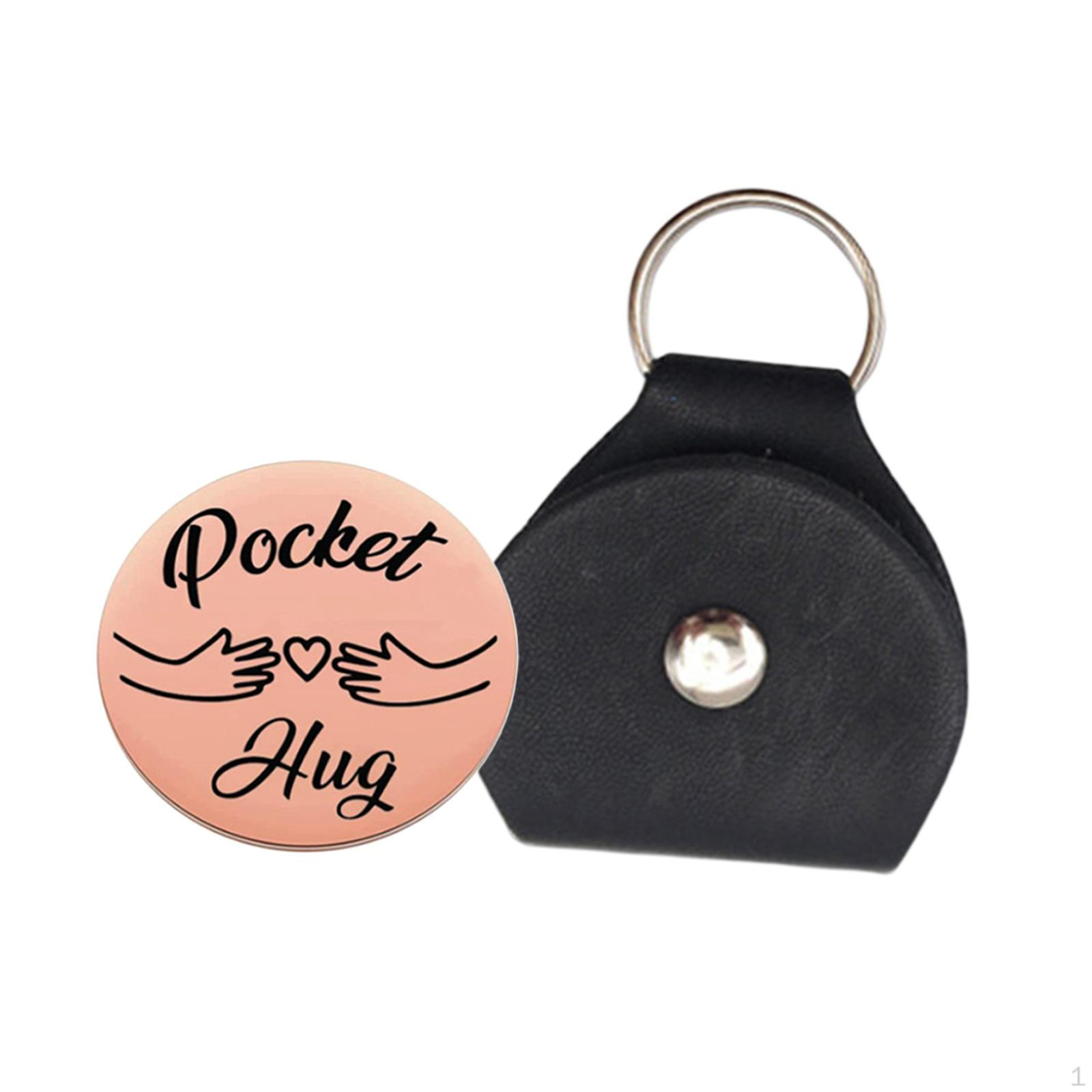 

Double Sided Tokens Long Distance Relationship Keepsake for Daughter Lovers Rose Aureate