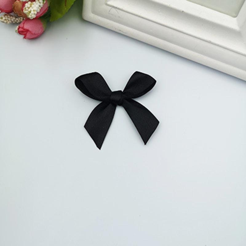 500pcs/Pack Colorful Satins Bowtie for Gift Presentation Stylish Polyester Bowknot Handmade Wedding Decoration Bows