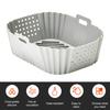 Silicone Air Fryer Liners for Ninja SL400UK Non-Stick Baking Tray Reusable Air Fryer Basket Kitchen Cooking Accessory