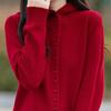 Hooded Sweater Coat for Women Autumn and Winter Loose and Thick Knitted Cardigan Stylish Paired with Long-sleeved Knitted Coat