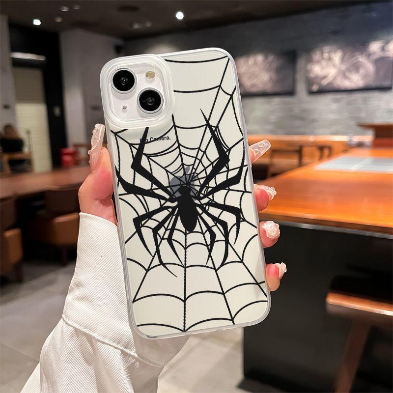 

Clear Spider Web Pattern Phone Case for iPhone 17 Pro Max 13 Pro Max