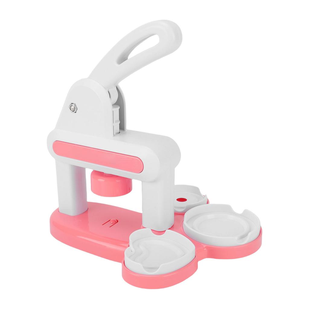 Button Maker Machine 3 In 1 Manual Badge Punch Press Kit for Kids Skill Development
