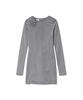 Yuhee Flower Corsage Mini Dress Charcoal