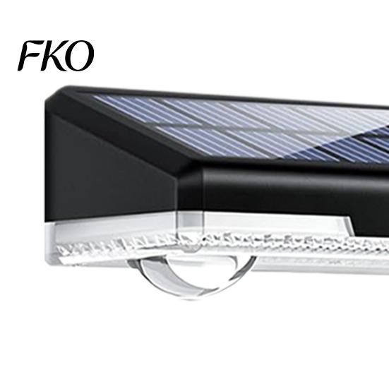 Warm White Solar Wall Light Washer Lights, Outdoor Light, Waterproof Garden LED Lamp Step Lights Rechargeable with Color Changing RGB, Landscape