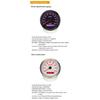 ELING 6 Gauge Set 85mm 200km/h 160MPH GPS Speedometer Tachometer 52mm 0-120℃ Water Temp Oil Pressure Fuel Level Voltmeter 12V