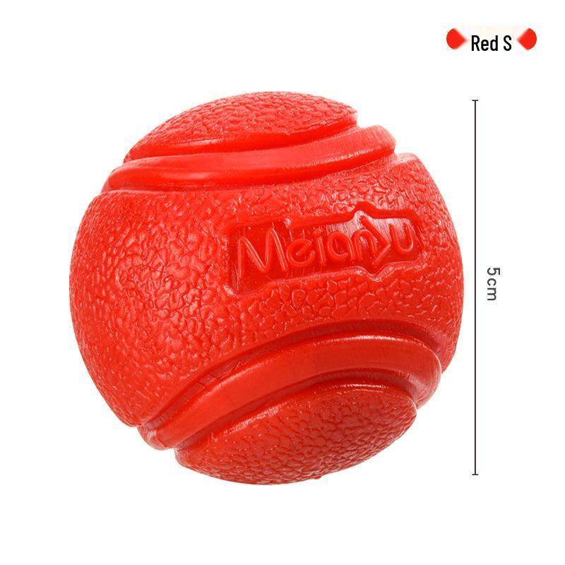Meianju Dog Chew Ball: Durable Rubber Toy for Fetching and Biting