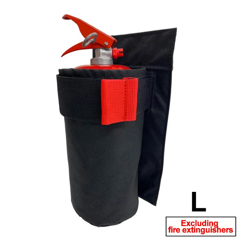Oxford Fabric Car Fire Extinguisher Organizer - Universal Trunk Storage Bag & Seat Back Holder, For Fire Extinguisher Storage