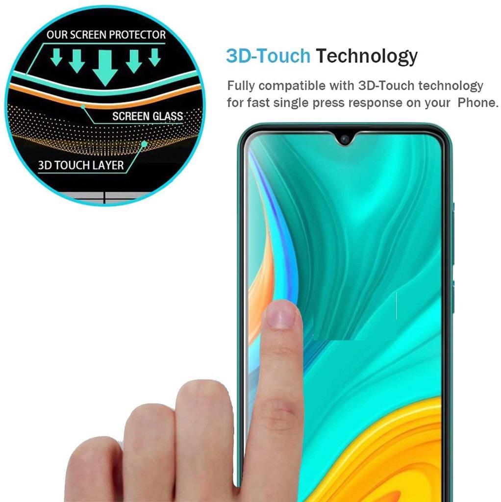 4 Einheiten gehärtetes Glas für Huawei Y6 Y7 Y9 Pro Prime 2019 Glas-Displayschutz