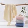 Plush Candy Stripe Coral Fleece Oversized Quick-Dry Towel for Face & Hair