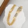 European and American New Women's Fashion Hip-hop Jewelry Stone Leopard Bracelet Bracelet Bracelet