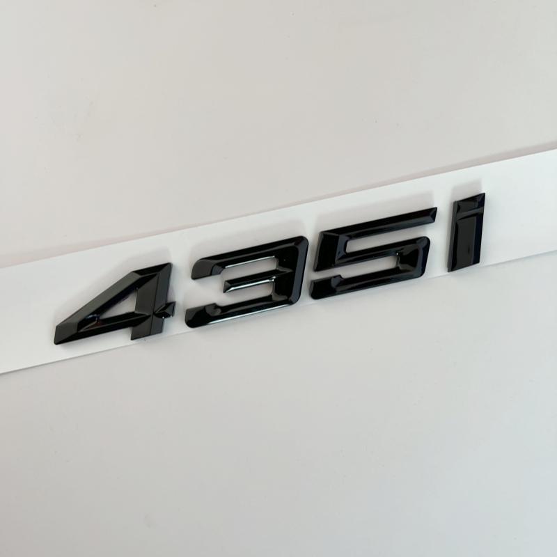 Car 3D ABS Trunk Letters Logo Badge Emblem Styling Decals Sticker For BMW 4 Series 420i 425i 428i 430i 435i 440i F30 F32 F33 F36