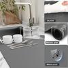 Modern Abstract Geometric Absorbent Dish Drying Mat Decor Multi-Functional Kitchen Counter Dining Table Coffee Machine Pad