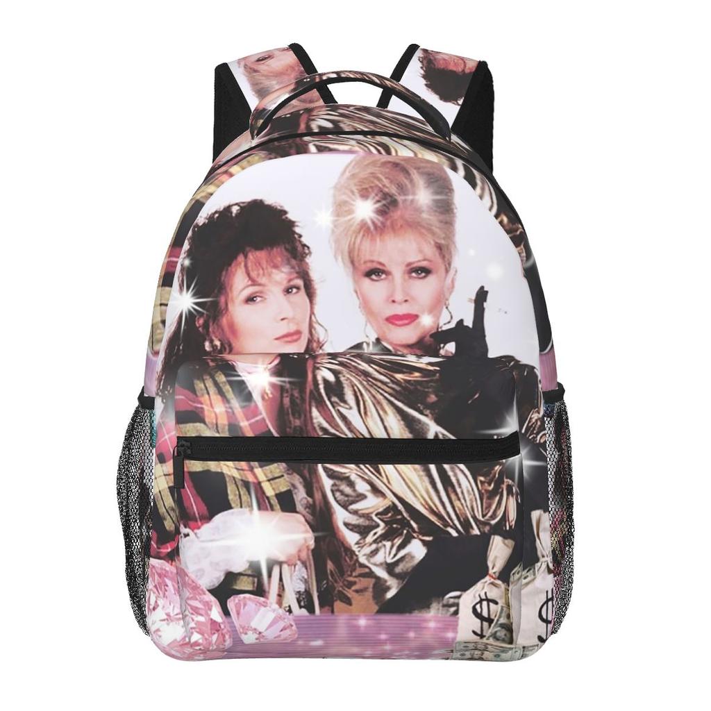 Ab Fab Darling Patsy Absolutely Fabulous Student Backpack School Bag Hiking Travel Daypack for Men Women Bookbag Shoulder Bags