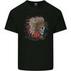 Indian Headdress Skull Native American Biker Unisexs Light Cotton TShirt