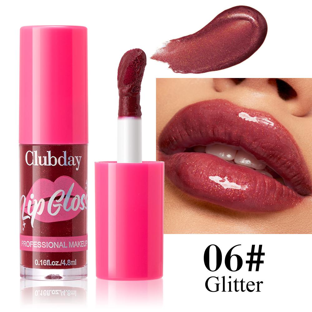 12-color multi-color lip gloss, moisturizing and easy to apply.