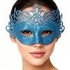 Breathable Half Face Role Play Mask Integrated Crowns And Sparkling Powder Effect For Themed Parties Cosplay Event