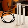 Fretboard Guards with Rubber Attachments Providing Enhancing Grip and Scratch Prevention Metal and Rubber Texture