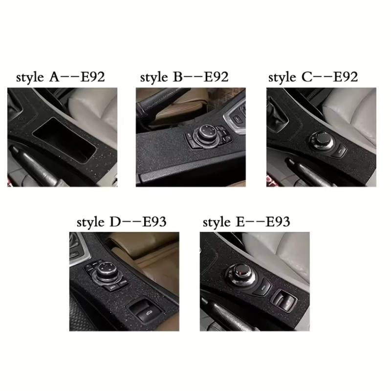 Carbon Fiber Stickers For BMW E92 E93 2005-2012 2-Doors Center Console Gear Anti Scratch Protective Film Car Accessories