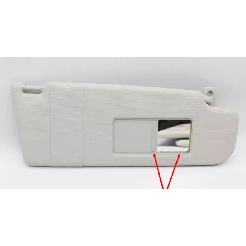

Sun Visor with Make-up Mirror Cover for Skoda Rapid Rapid Spaceback Octavia 2015- Karoq Kamiq 5GG857551D Kamiq Right Gray