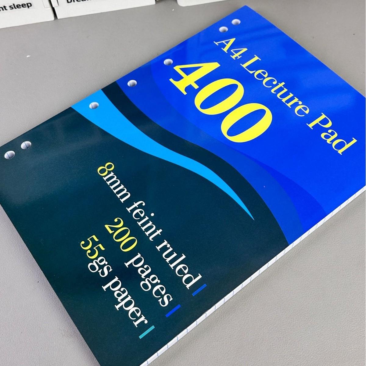 A4 Thickened 200 Pages Loose Leaf Notebook For Student Daily Notes 1pcs