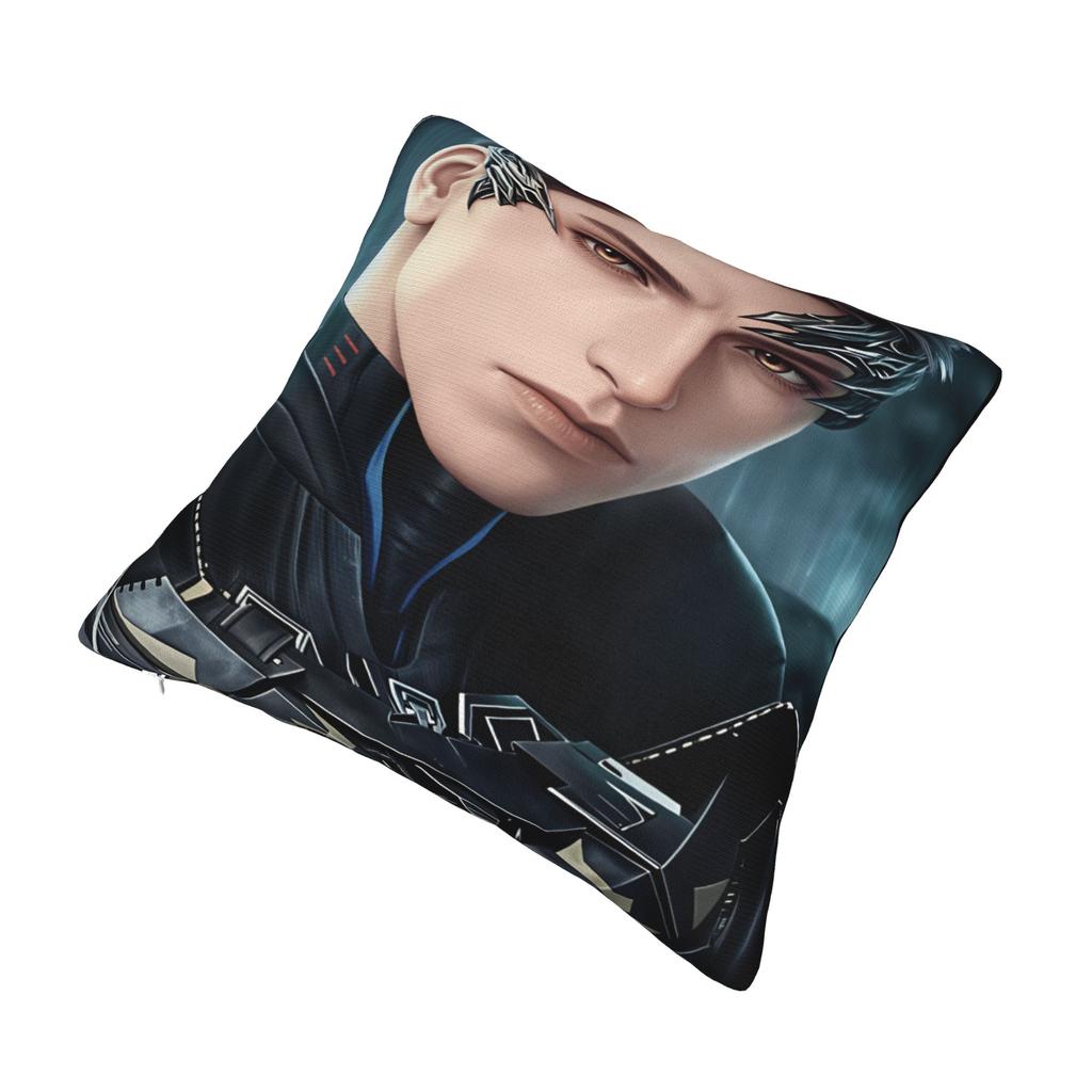 V-Valko L-Love and Deepspace Pillow Cover Novelty Pillow Case For Living Room Bed Chair Soft Pillowcases Birthday Gift