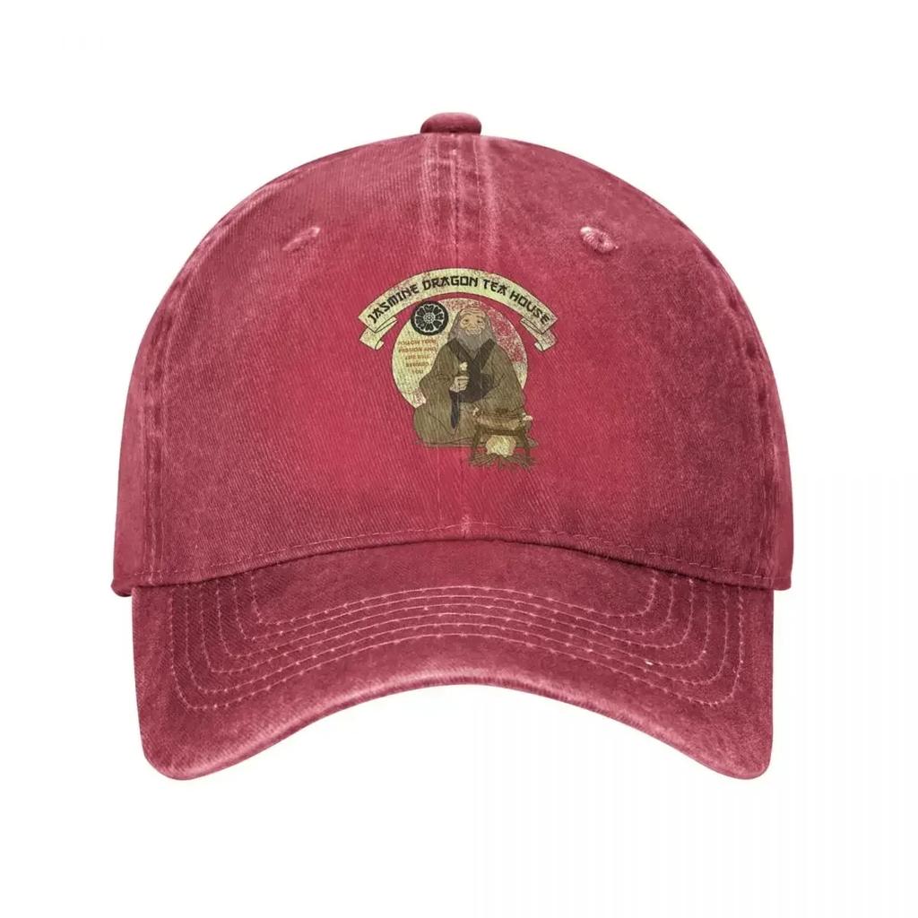 The Last Airbender Iroh Gelsomino Drago Tè Cappellino da Baseball Unisex Cotone Usurato Snapback Cappellino Anime Outdoor Regolabile Cappelli Cappellino