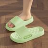 Fashion Slippers 2025 Summer New Anti Slip Soft Soled Couple's Slippers for Home Cool Slippers Thick Soled Bathroom Outdoor Wear