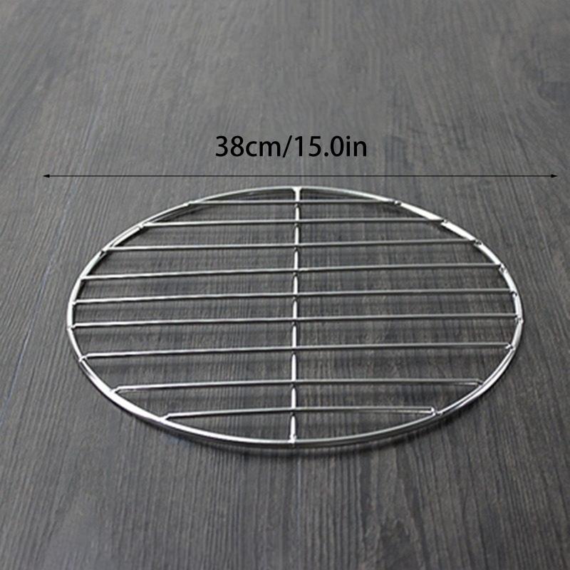 Round Stainless Steel BBQ Grill Grate Grid Wire Mesh Rack Replacement Cooking Net for Charcoal Gas Grill Outdoor Barbecue Use