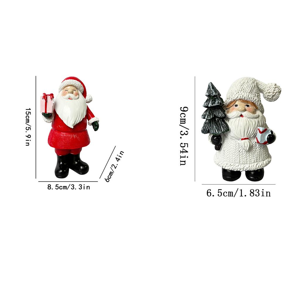1Pc Resin Santa Claus Decorative Ornament, Christmas Decoration, Holiday Gift, Enhances the Festive Atmosphere, Suitable for Indoor Home Deco