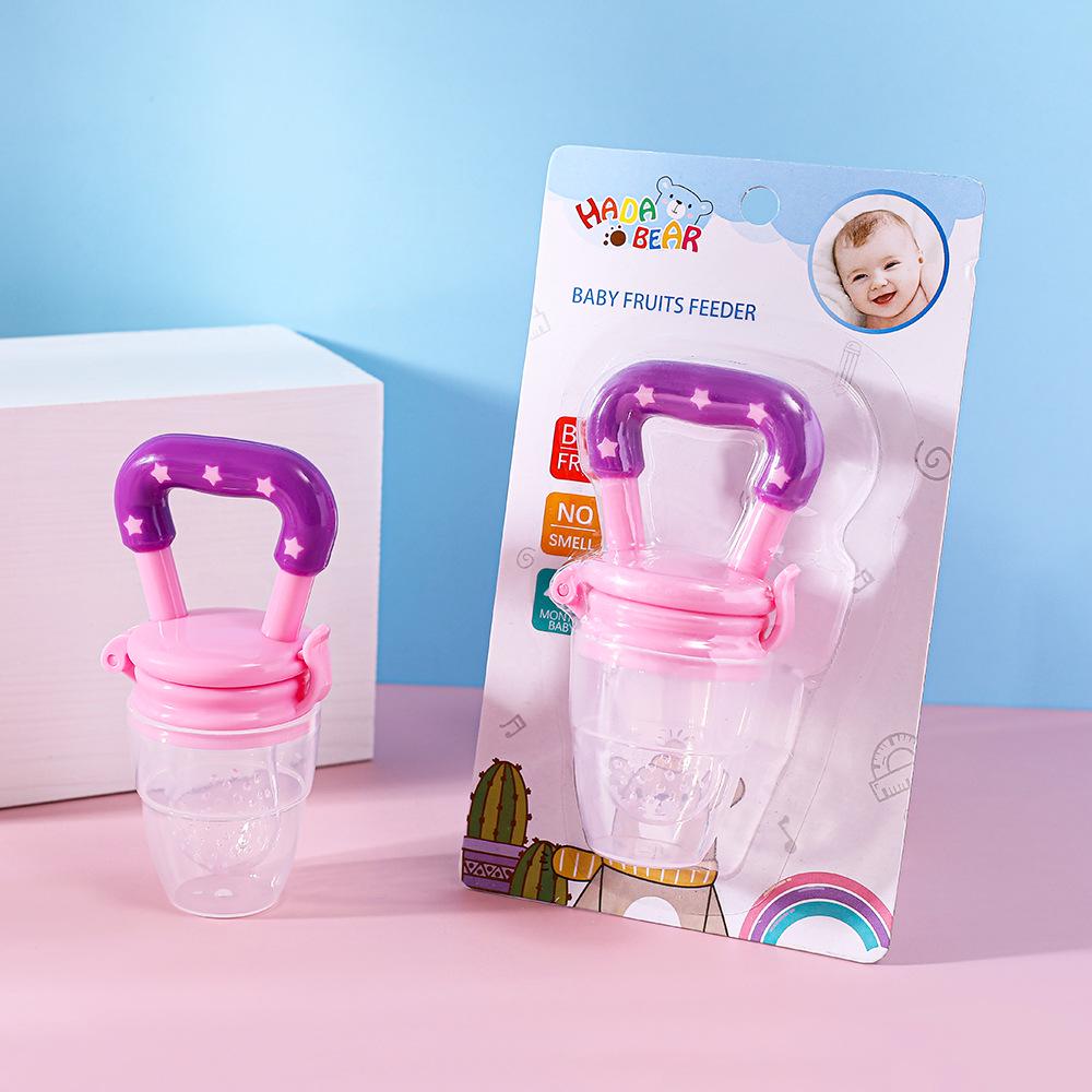 

Детский прорезыватель для фруктов и овощей, пустышка для младенцев розовый