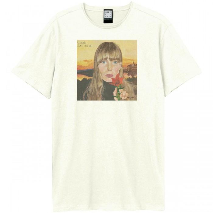 Amplified Unisex Adult Clouds Joni Mitchell T-Shirt