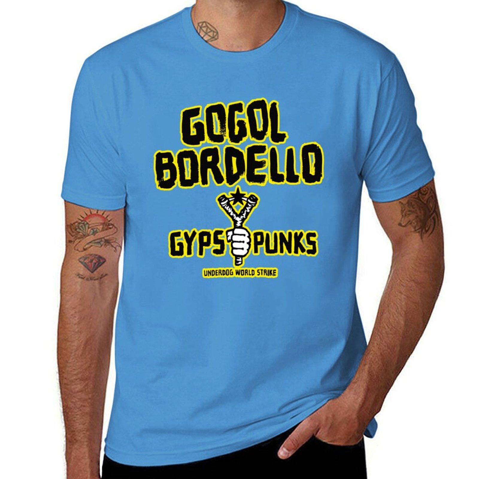 gogol bordello T-Shirt vintage clothes funnys quick-drying t shirts men S
