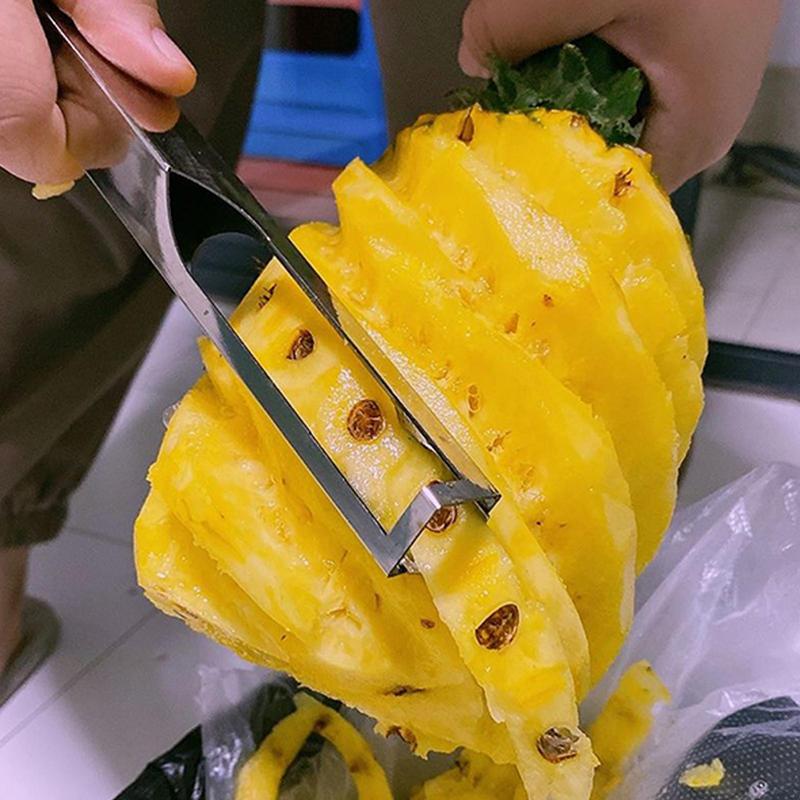 Stainless Steel Pineapple Knife V Shape Pineapple Eye Peeler Removal Easy Cleaning Pineapple Shovel Fruit Tools Kitchen Tools