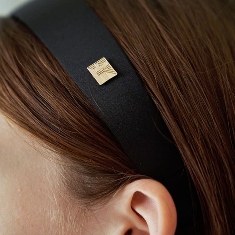 

RAWFINED Стандартная атласная повязка на голову beige