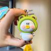 Endearing Cartoon Silicone Duck Keychain Eyecatching Styles Festivities For
