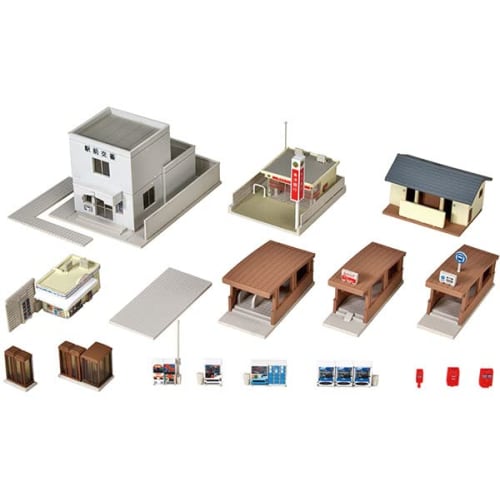 KATO N Gauge Station Facilities Set 23-417 Railway Model Supplies