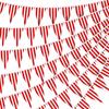 10/60M Red White Banner Triangle Flag Carnival Circus Decorations Birthday Wedding Parties Outdoor Hanging Striped Flag Supplies
