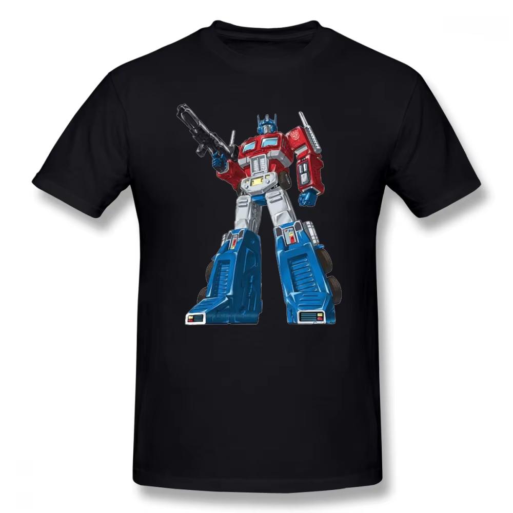 The 2026 summer transformers pattern Pure cotton printed tshirts children general breathable loose leisure Unisex and Women