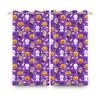 2pcs/set Horror Halloween Window Curtain Bat Spider Pumpkin Ghost Haunted House Home Decor Blackout Polyester Fabric Curtains