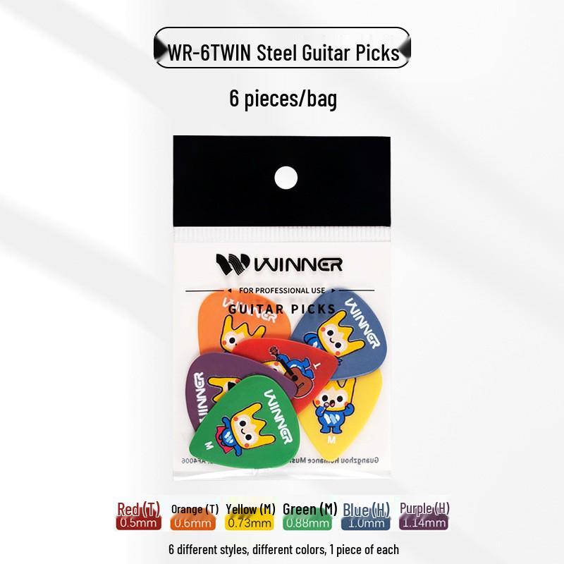

Winner Cartoon Anti-slip Guitar Pick for Electric and Acoustic Fingerstyle and Strumming