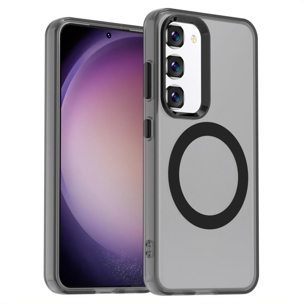 

Matte Candy Magnetic Wireless Charging Transparent Case for Samsung Galaxy S25 S24 S23 Ultra Plus FE A16 A06 for Magsafe Cover For Galaxy S23