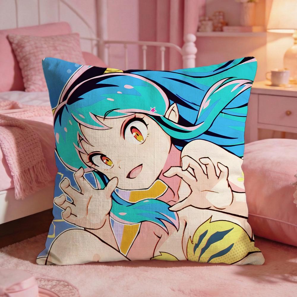 Urusei YYatsuras Anime Hot Cushion Cover Premium Comfort Reversible Pillow Cove Two In One Design For Any Room Car Interior