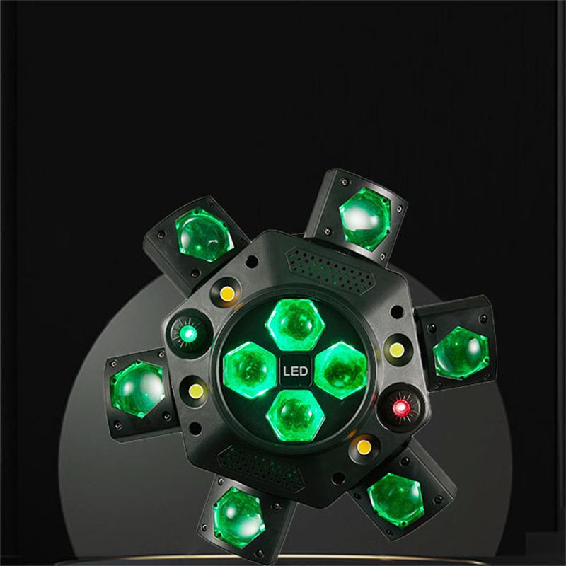 Indoor Party Ambient Lighting  KTV Bar Stage Lights  Rotating Head Flash