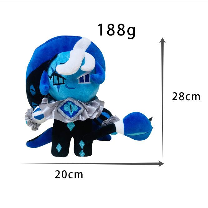Shadow Milk Cookie Plush Toy Soft Squishy Kawaii Biscuit Kingdom Stuffed Doll Cute Cozy Pillow For Kids Teens Bedroom Party Gift