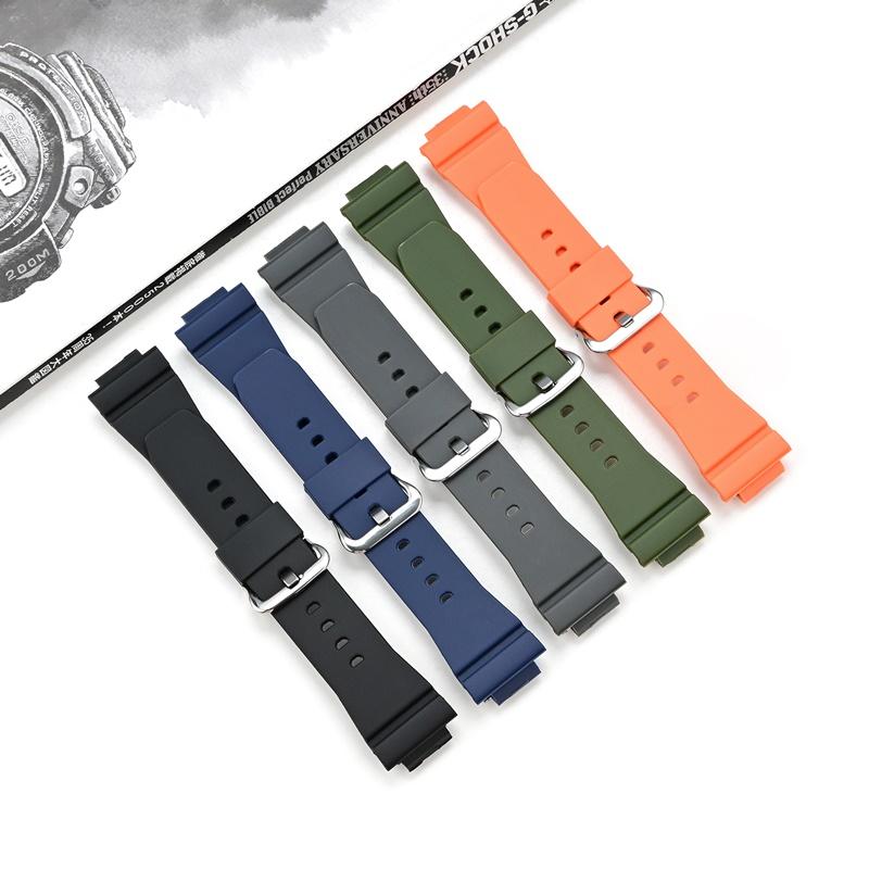 16mm Klokkereim For Casio G-Shock GM-5600/GA2100/GM2100 Hurtigutløsning TPU Sport Dykking gshock Klokkebånd Armbånd