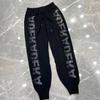 Korean Style High Waist Rhinestone Harem Sweatpants for Women