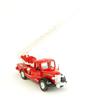Die-cast Metal Pull-Back Miniature Car Die-cast Classic Fire Truck (Silver Ladder Truck)