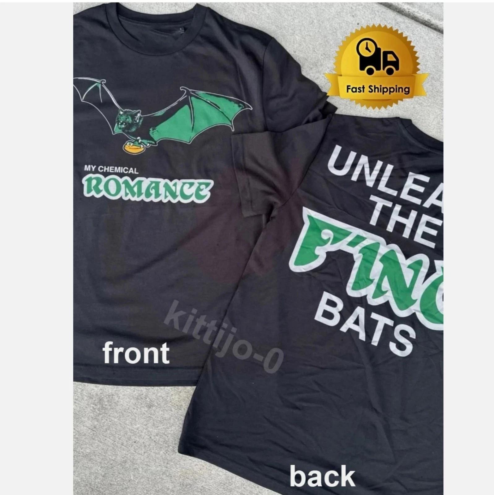 

NEW! My Chemical Romance Philly August 15 Unleash The F ing Bats reprint T-Shirt 3XL