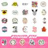 50 Small Size 4cm Inspirational Text Sentences Graffiti Sticker Trolley Box Notebook Paper Pallet Box English Sticker